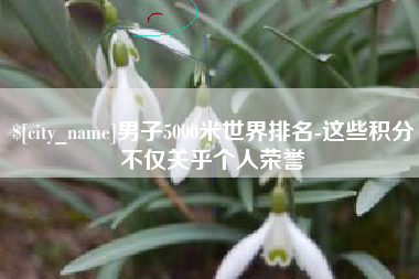 通许男子5000米世界排名-这些积分不仅关乎个人荣誉