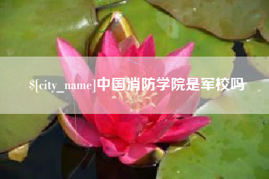 通许中国消防学院是军校吗
