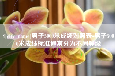 通许男子5000米成绩对照表-男子5000米成绩标准通常分为不同等级