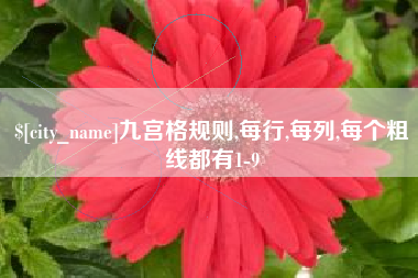 通许九宫格规则,每行,每列,每个粗线都有1-9