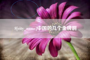 通许中国的几个金牌啊