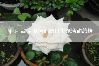 通许全国消防日主题活动总结
