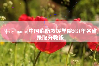 通许中国消防救援学院2021年各省录取分数线
