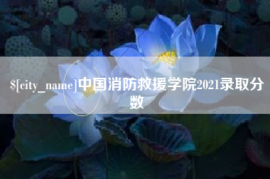通许中国消防救援学院2021录取分数