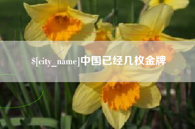 通许中国已经几枚金牌