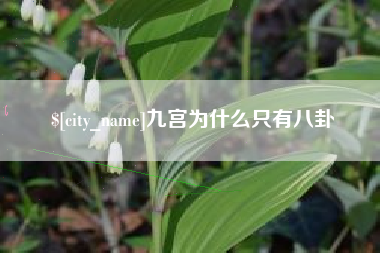 通许九宫为什么只有八卦
