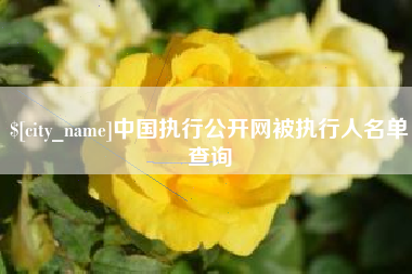 通许中国执行公开网被执行人名单查询