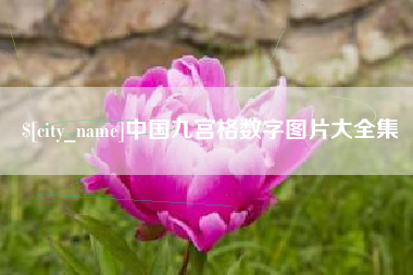 通许中国九宫格数字图片大全集