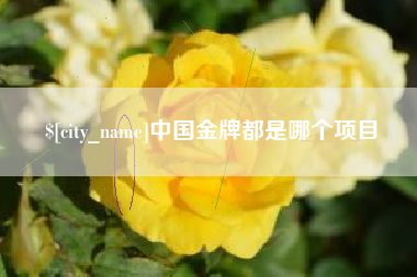 通许中国金牌都是哪个项目