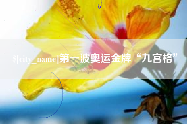 通许第一波奥运金牌“九宫格”