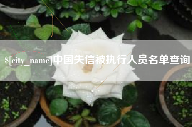 通许中国失信被执行人员名单查询