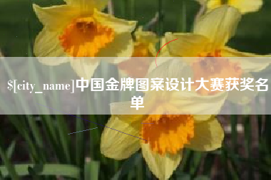 通许中国金牌图案设计大赛获奖名单