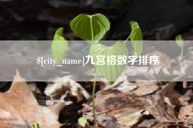 通许九宫格数字排序
