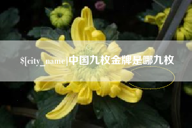 通许中国九枚金牌是哪九枚
