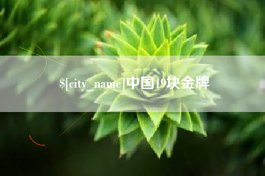 通许中国19块金牌