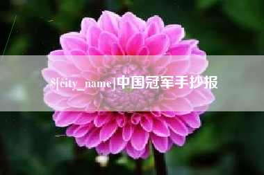 通许中国冠军手抄报