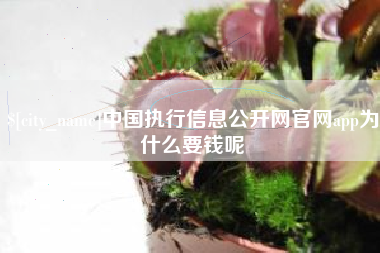 通许中国执行信息公开网官网app为什么要钱呢