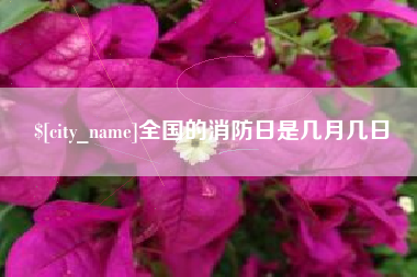 通许全国的消防日是几月几日