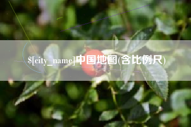 通许中国地图(含比例尺)