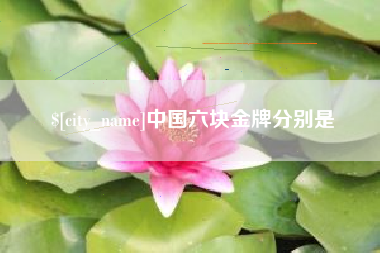 通许中国六块金牌分别是