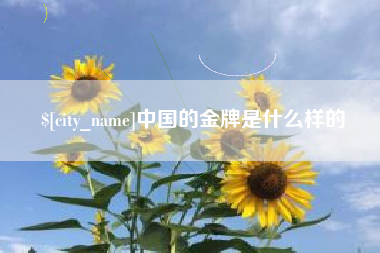 通许中国的金牌是什么样的
