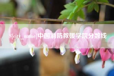 通许中国消防救援学院分数线